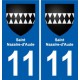 11 Palaja blason ville autocollant plaque stickers