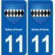 11 Palaja blason ville autocollant plaque stickers