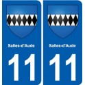11 Palaja blason ville autocollant plaque stickers