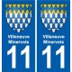 11 Palaja blason ville autocollant plaque stickers