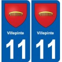 11 Palaja blason ville autocollant plaque stickers