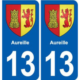 13 Lamanon blason ville autocollant plaque sticker