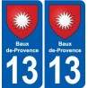 13 Cabannes blason ville autocollant plaque sticker