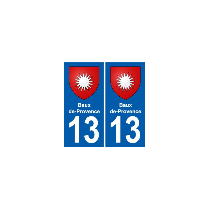 13 Cabannes blason ville autocollant plaque sticker