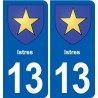 13 Lambesc blason ville autocollant plaque