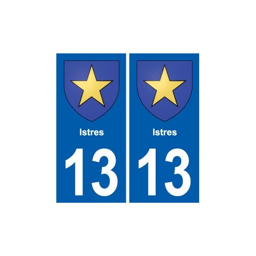 13 Lambesc blason ville autocollant plaque