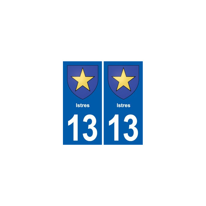 13 Lambesc blason ville autocollant plaque