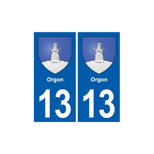 13 Istres blason ville autocollant plaque