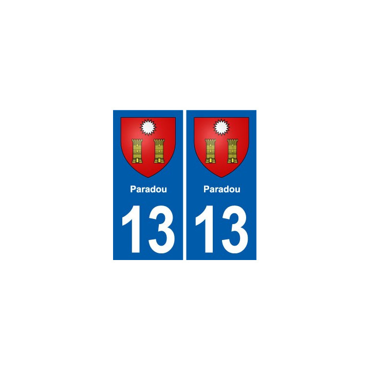 13 Istres blason ville autocollant plaque