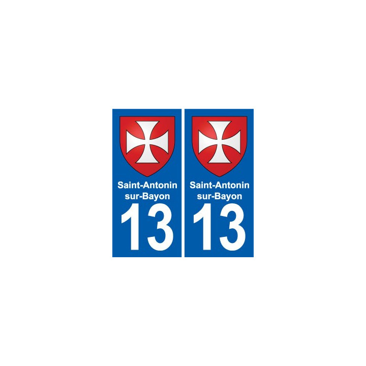13 Istres blason ville autocollant plaque