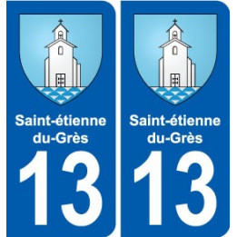 13 Istres blason ville autocollant plaque