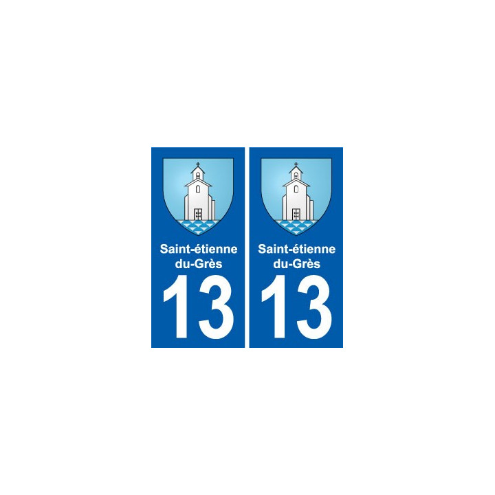 13 Istres blason ville autocollant plaque