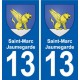 13 Istres blason ville autocollant plaque