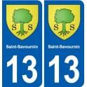 13 Istres blason ville autocollant plaque