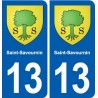 13 Istres blason ville autocollant plaque