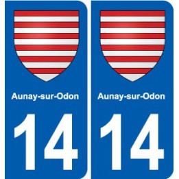 14 Cabourg blason ville autocollant plaque sticker