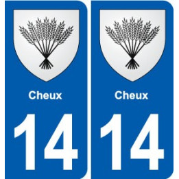 14 Cabourg blason ville autocollant plaque sticker