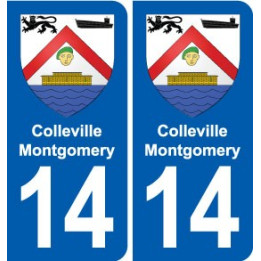 14 Cabourg blason ville autocollant plaque sticker