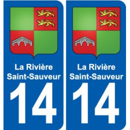 14 Cabourg blason ville autocollant plaque sticker