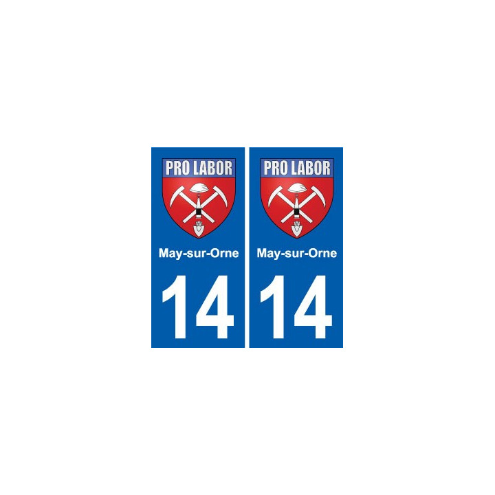 14 Cabourg blason ville autocollant plaque sticker