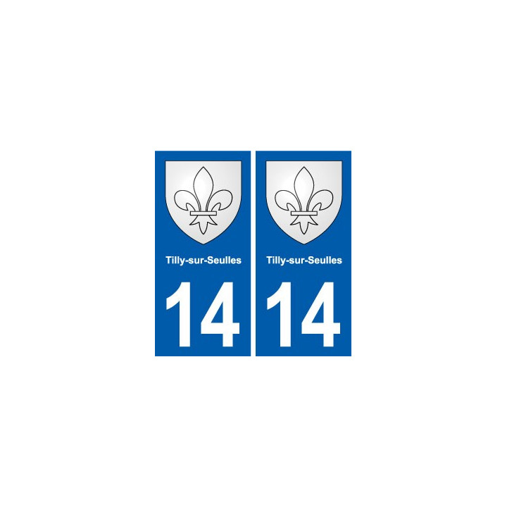 14 Cabourg blason ville autocollant plaque sticker