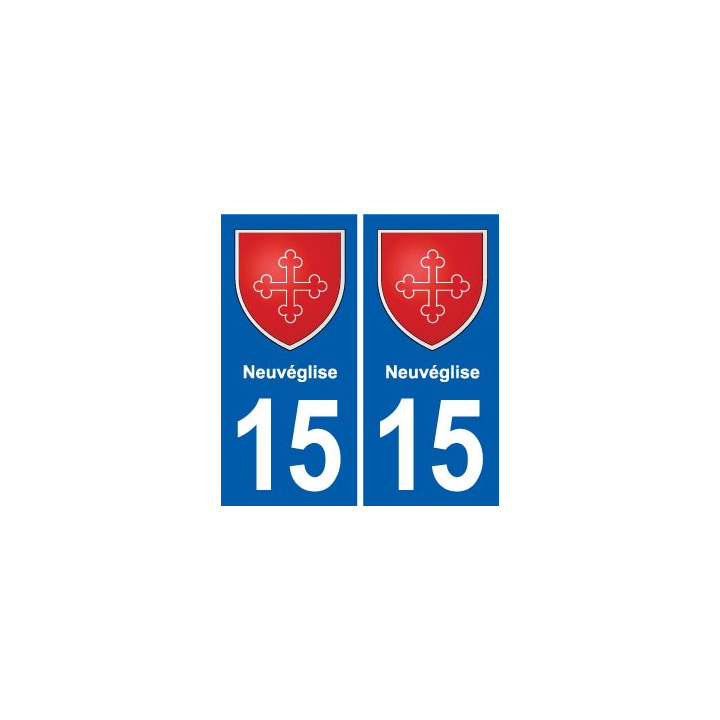 15 Ydes blason ville autocollant plaque sticker