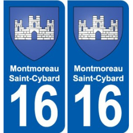 16 Ruffec blason ville autocollant plaque sticker