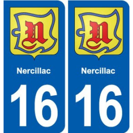 16 Ruffec blason ville autocollant plaque sticker