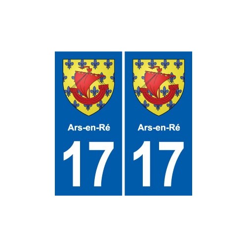 17 Cozes blason ville autocollant plaque sticker