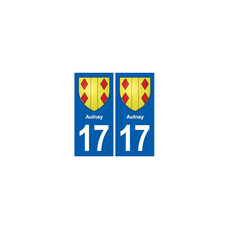 17 Chaniers blason ville autocollant plaque sticker