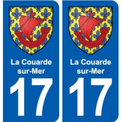 17 Chaniers blason ville autocollant plaque sticker