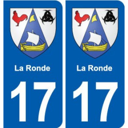 17 Chaniers blason ville autocollant plaque sticker