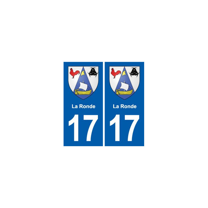 17 Chaniers blason ville autocollant plaque sticker