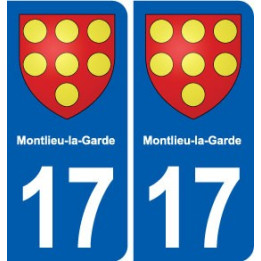17 Chaniers blason ville autocollant plaque sticker