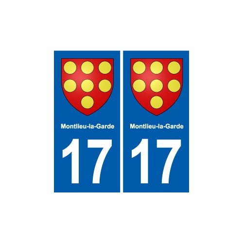 17 Chaniers blason ville autocollant plaque sticker