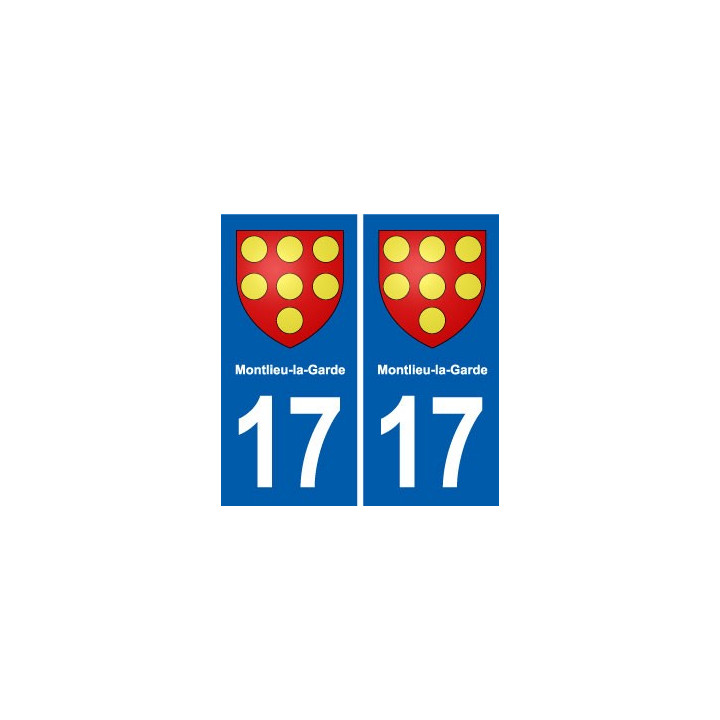 17 Chaniers blason ville autocollant plaque sticker