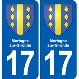 17 Chaniers blason ville autocollant plaque sticker