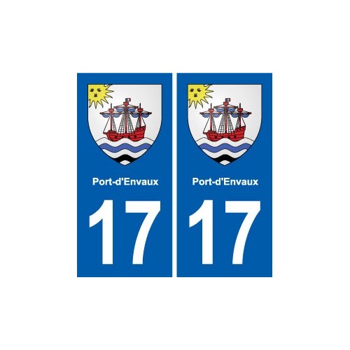 17 Montendre blason ville autocollant plaque sticker