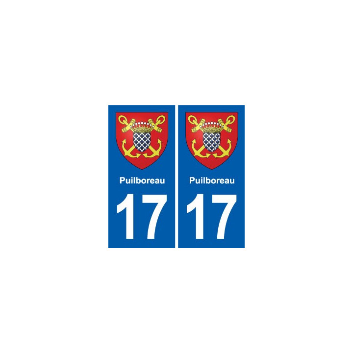 17 Montendre blason ville autocollant plaque sticker