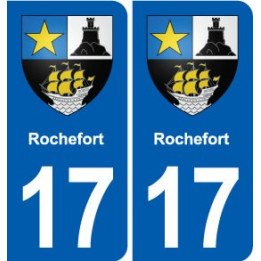 17 Montendre blason ville autocollant plaque sticker