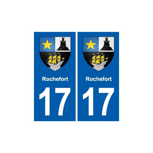 17 Montendre blason ville autocollant plaque sticker