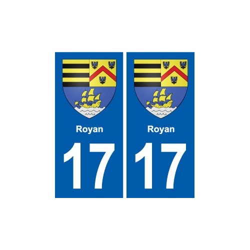 17 Montendre blason ville autocollant plaque sticker