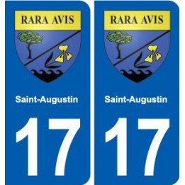 17 Montendre blason ville autocollant plaque sticker