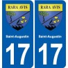 17 Montendre blason ville autocollant plaque sticker