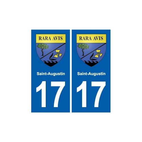 17 Montendre blason ville autocollant plaque sticker