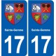 17 Montendre blason ville autocollant plaque sticker