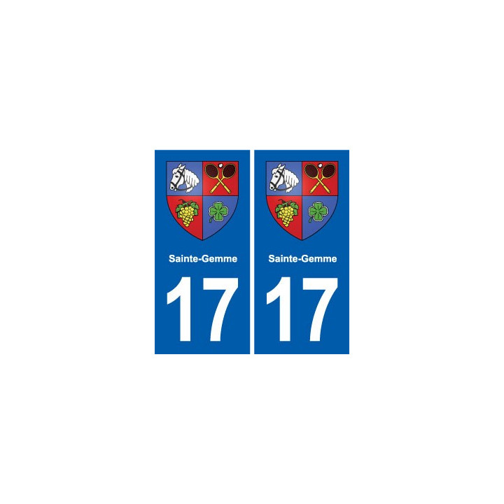 17 Montendre blason ville autocollant plaque sticker