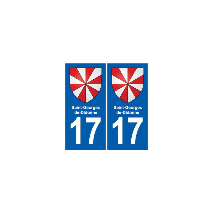 17 Montendre blason ville autocollant plaque sticker