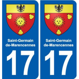 17 Montendre blason ville autocollant plaque sticker