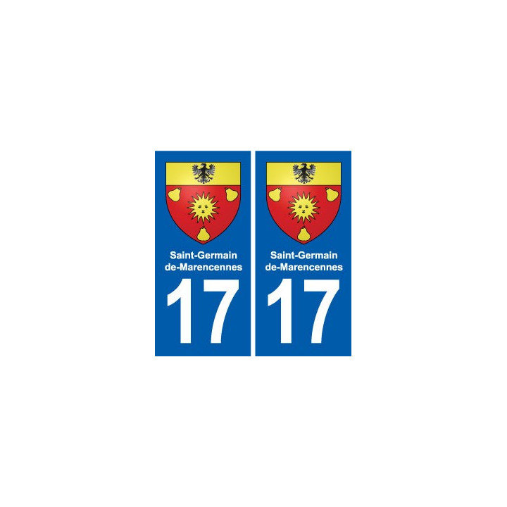 17 Montendre blason ville autocollant plaque sticker